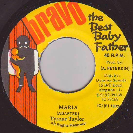 7inch Record TYRONE TAYLOR - Maria NONE Bravo The Best 1992 Jamaica Reggae, Ska & Dub Used
7inch Record TYRONE TAYLOR - Maria NONE Bravo The Best 1992 Jamaica Reggae, Ska & Dub Used