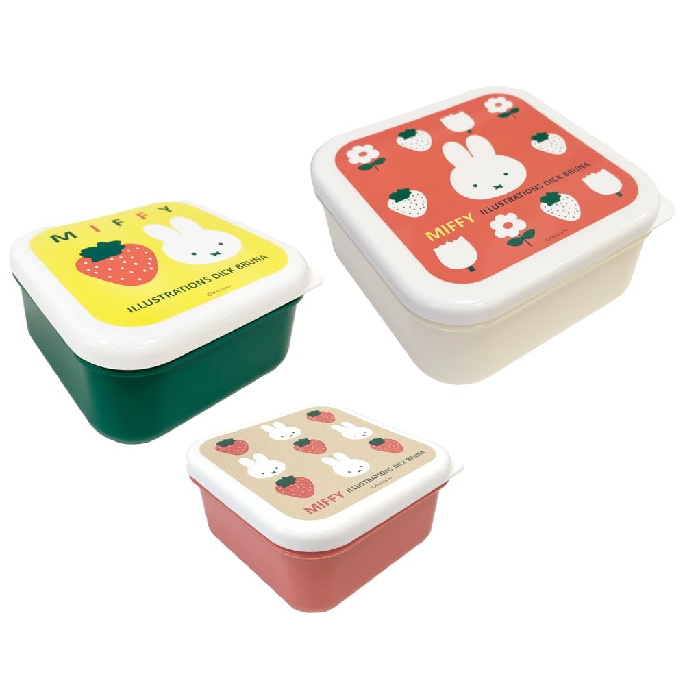 Miffy Antibacterial Food Storage Container 3-Piece BW24-3
Miffy Antibacterial Food Storage Container 3-Piece BW24-3