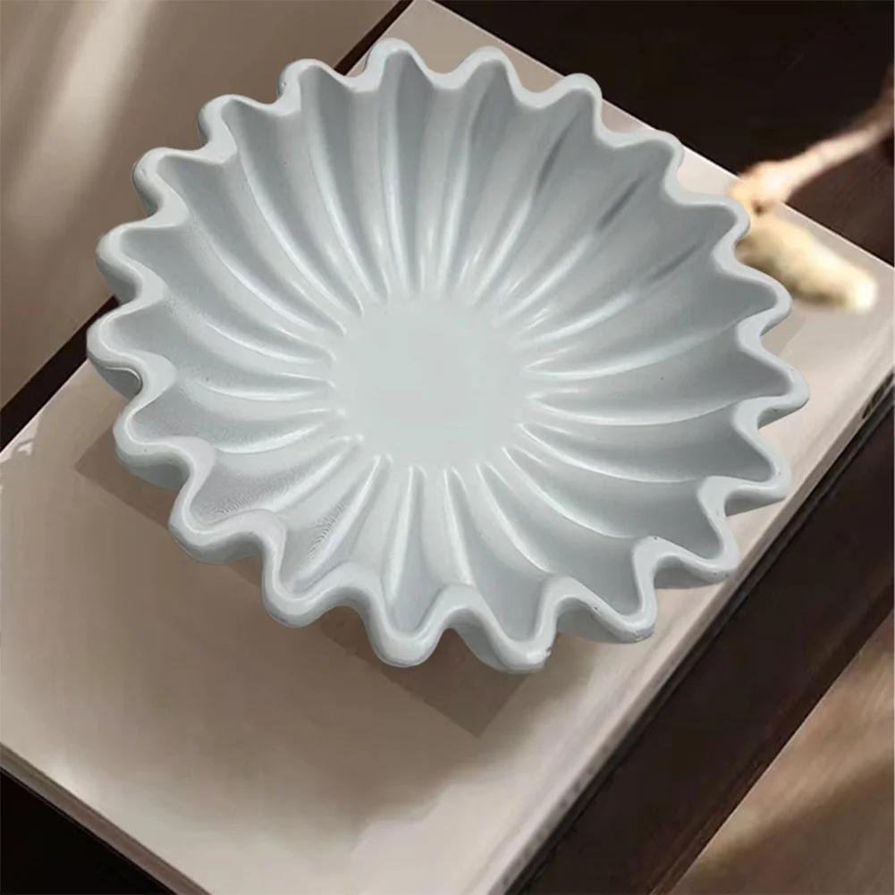 White Decorative Bowls Fruit Bowl Fluted Ruffle Decor Bowl Scalloped Resin Decorative Bowl Wavy Bowl HouseWarming Wedding Gifts S білий
White Decorative Bowls Fruit Bowl Fluted Ruffle Decor Bowl Scalloped Resin Decorative Bowl Wavy Bowl HouseWarming Wedding Gifts S білий