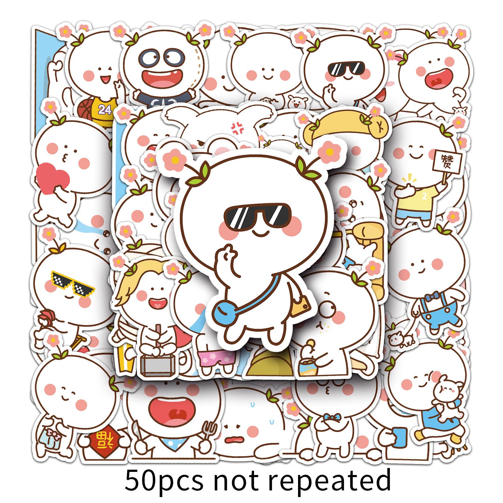 50 Cute Two-flower Cartoon Emoticon Packs Guka Creative Suitcase Notebook Graffiti Stickers Decorative Car Stickers
50 Cute Two-flower Cartoon Emoticon Packs Guka Creative Suitcase Notebook Graffiti Stickers Decorative Car Stickers