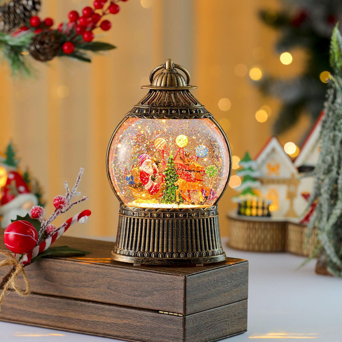 Glowing Christmas Rotating Windmill Lantern with Snow-Falling Water and Music Box - Desktop Ornament Gift
Glowing Christmas Rotating Windmill Lantern with Snow-Falling Water and Music Box - Desktop Ornament Gift