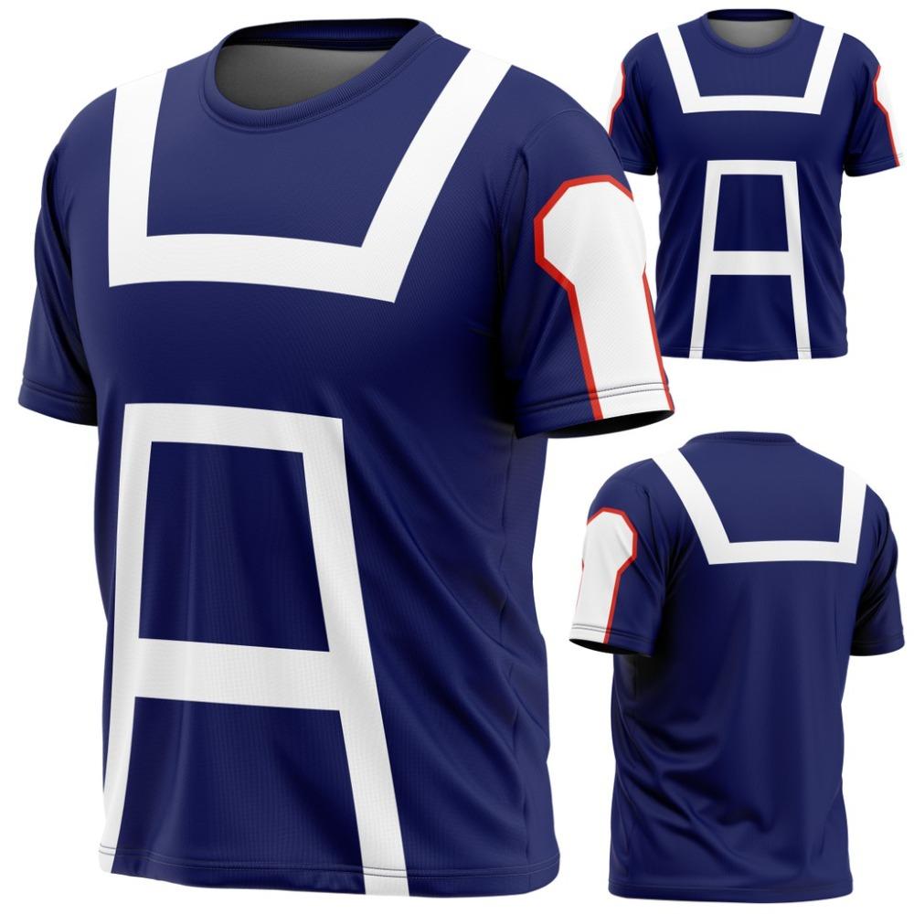 U.A. High School Themed Jersey Blue Base White A Design Red Accents Ideal for My Hero Academia Enthusiasts S
U.A. High School Themed Jersey Blue Base White A Design Red Accents Ideal for My Hero Academia Enthusiasts S