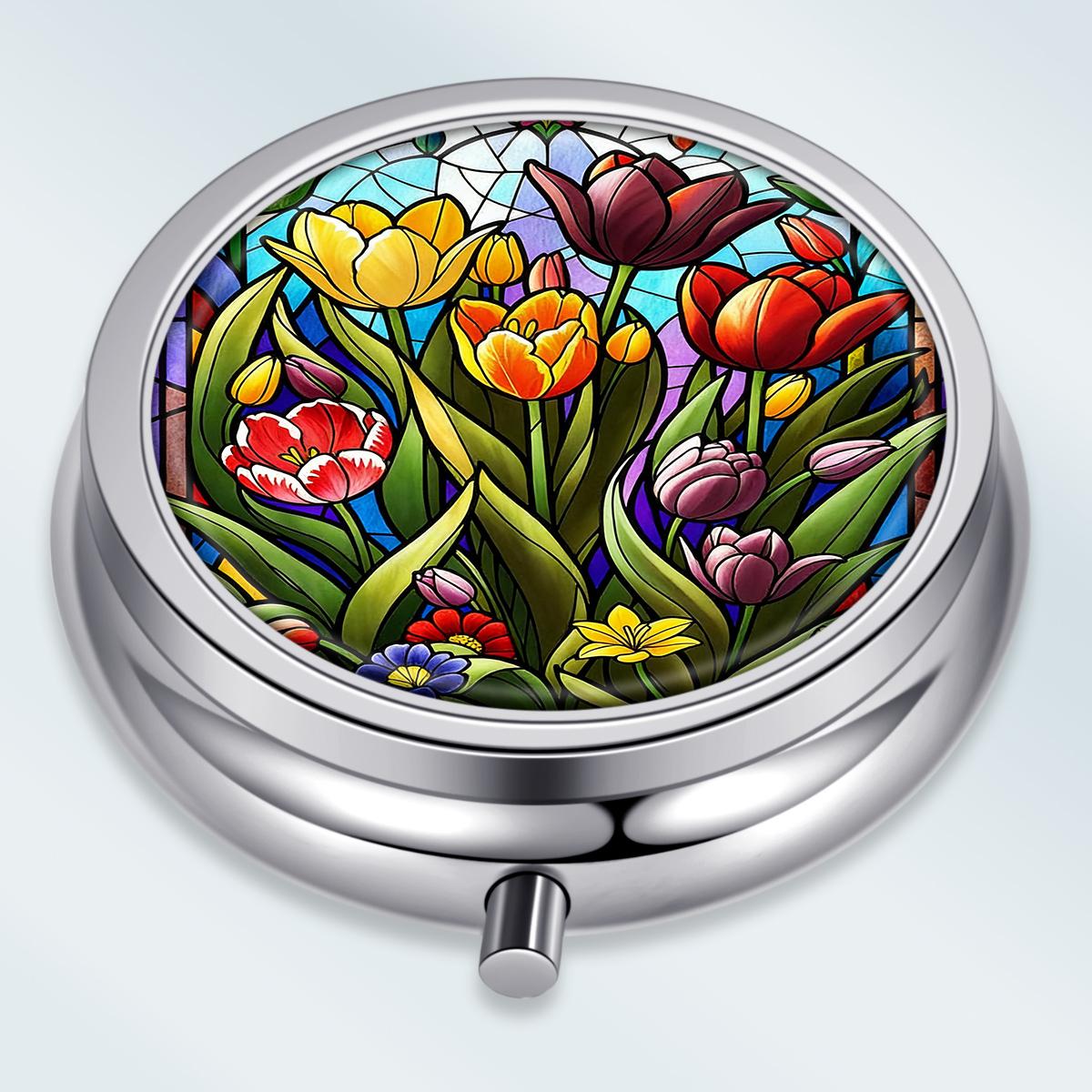 Portable Pill Box with 3 Compartments, Mini Metal Medicine Organizer Case, Cute Printed Pill Container for Vitamins, Pills, Jewelry, Travel, Daily Use разноцветный
Portable Pill Box with 3 Compartments, Mini Metal Medicine Organizer Case, Cute Printed Pill Container for Vitamins, Pills, Jewelry, Travel, Daily Use разноцветный