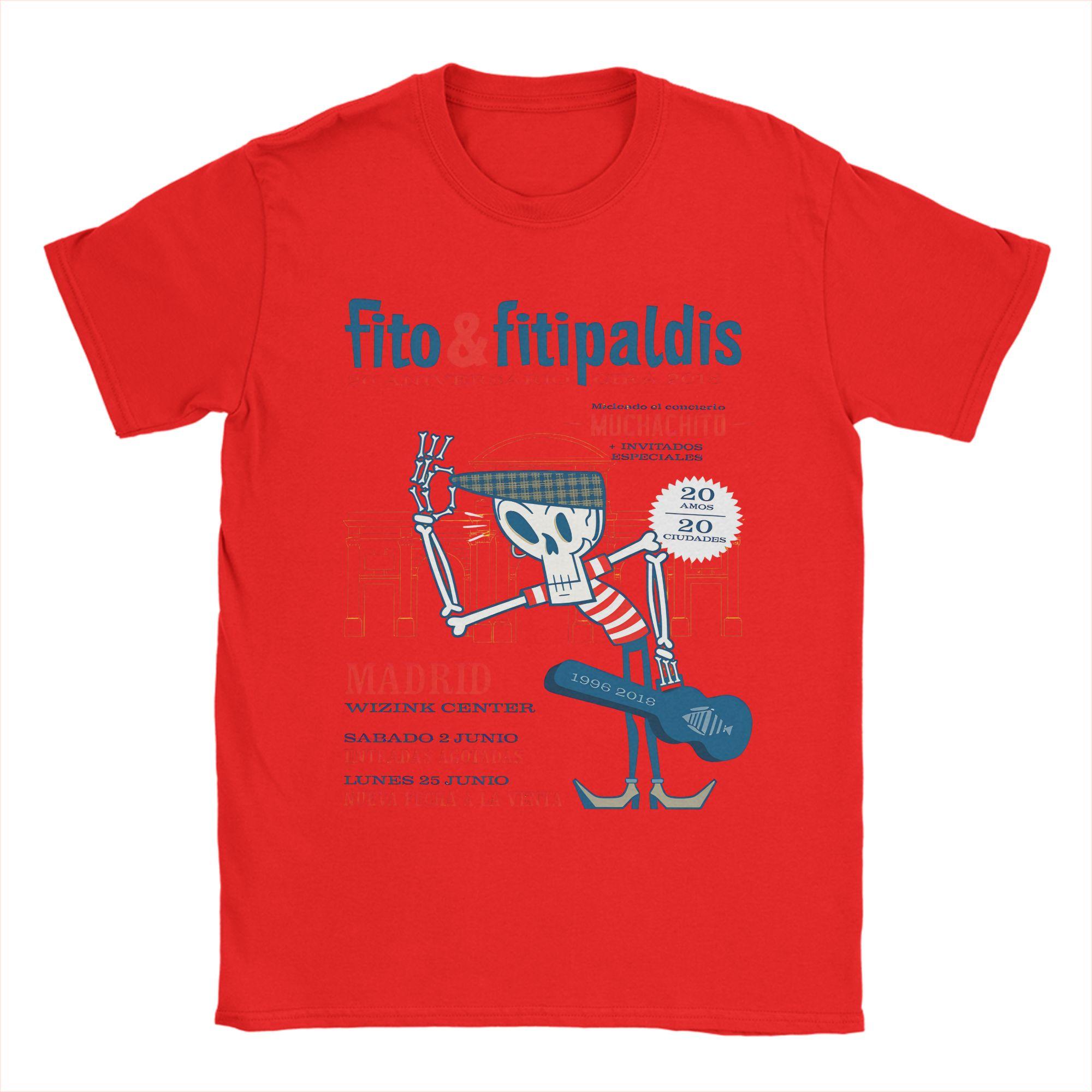 Mens Fito Fitipaldis Spanish Rock Band T Shirt Pure Cotton Tops Vintage Short Sleeve Crew Neck Tees Original TShirts S
Mens Fito Fitipaldis Spanish Rock Band T Shirt Pure Cotton Tops Vintage Short Sleeve Crew Neck Tees Original TShirts S