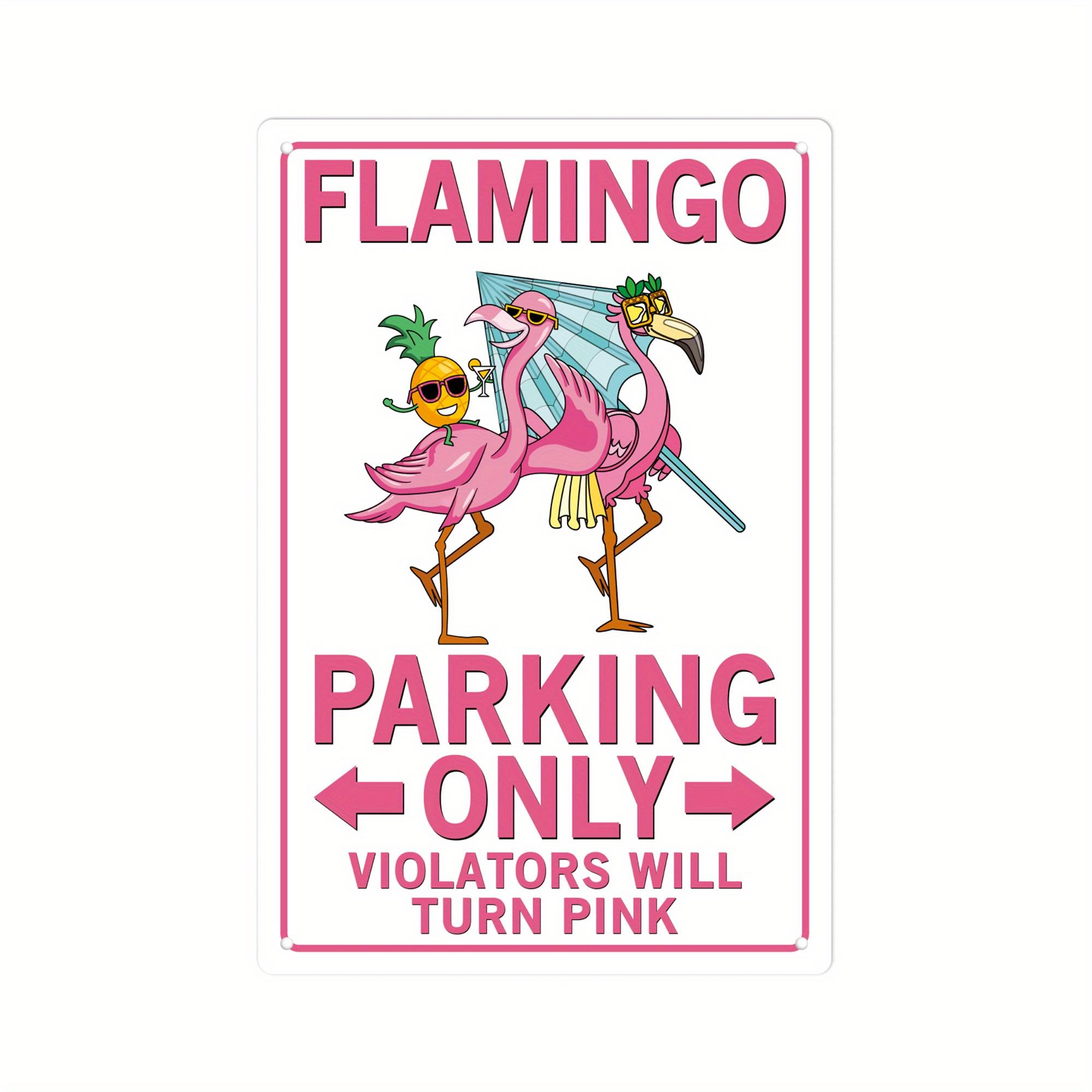 1pc Funny Flamingo Parking Only Sign - & Black Metal Decoration with Flamingo Girls - Vintage Tropical Party Decor for Driveway 20x30cm(7.8x11.8inch)
1pc Funny Flamingo Parking Only Sign - & Black Metal Decoration with Flamingo Girls - Vintage Tropical Party Decor for Driveway 20x30cm(7.8x11.8inch)