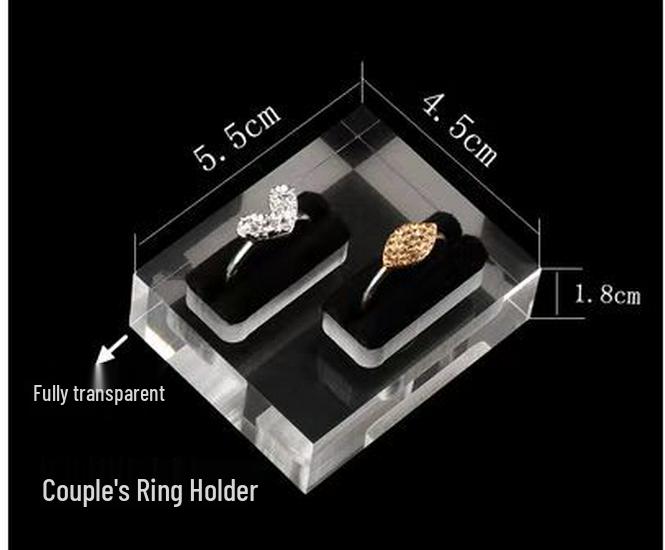 Acrylic Ring and Jewelry Display Stand 5.5*4.5*1.8 cm
Acrylic Ring and Jewelry Display Stand 5.5*4.5*1.8 cm