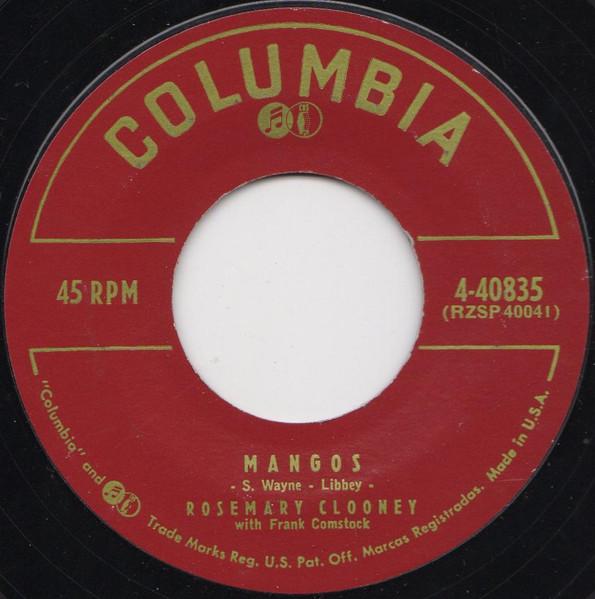 7inch Record ROSEMARY CLOONEY FRANK COMSTOCK Mangos Independent On My Own 440835 Columbia 1957 US Pop Used
7inch Record ROSEMARY CLOONEY FRANK COMSTOCK Mangos Independent On My Own 440835 Columbia 1957 US Pop Used