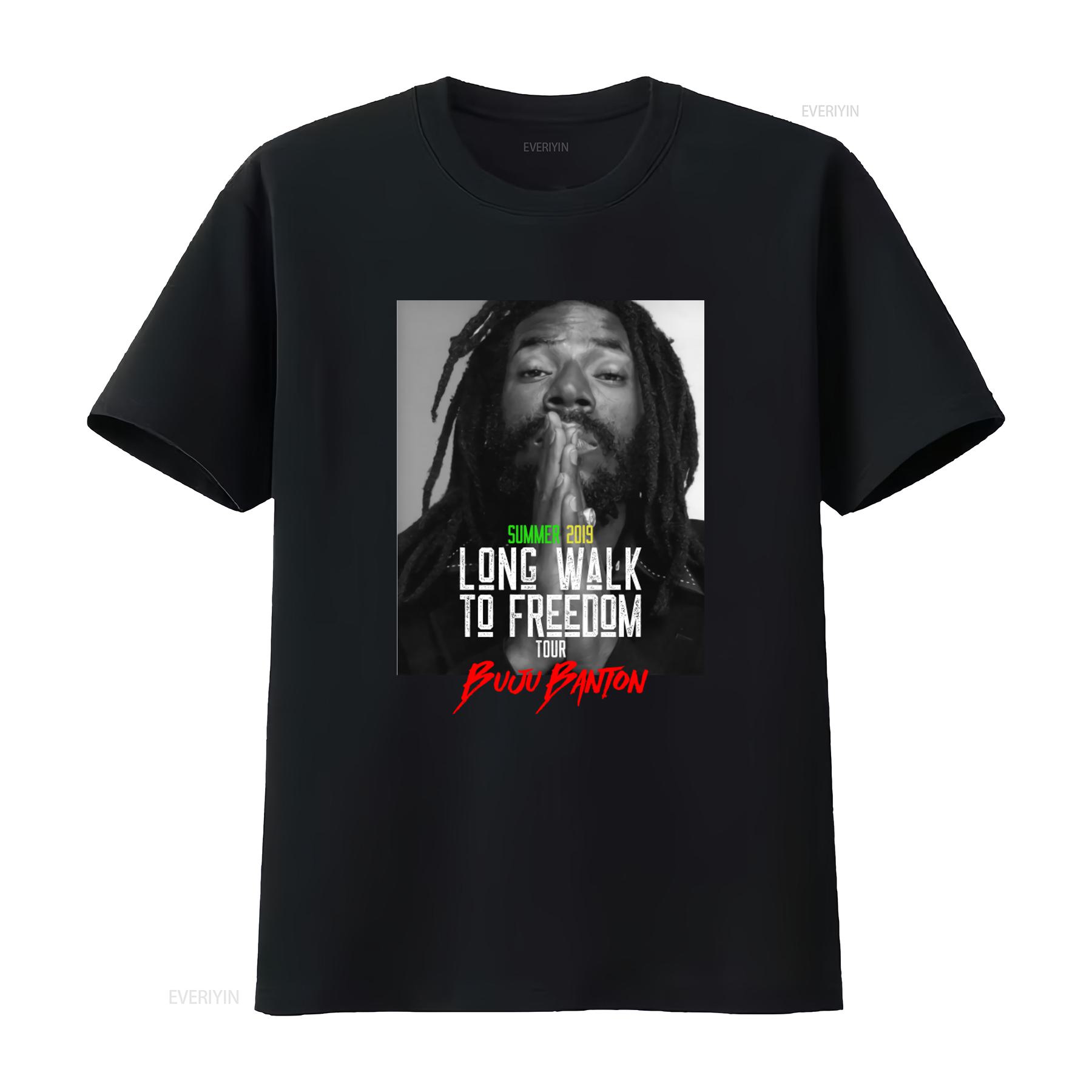 Buju Banton Long Walk To Freedom Tour 2019 Summer T Shirt Reggae Style vintage Washed Stylish designer clothes Slightly fashion 4XL
Buju Banton Long Walk To Freedom Tour 2019 Summer T Shirt Reggae Style vintage Washed Stylish designer clothes Slightly fashion 4XL