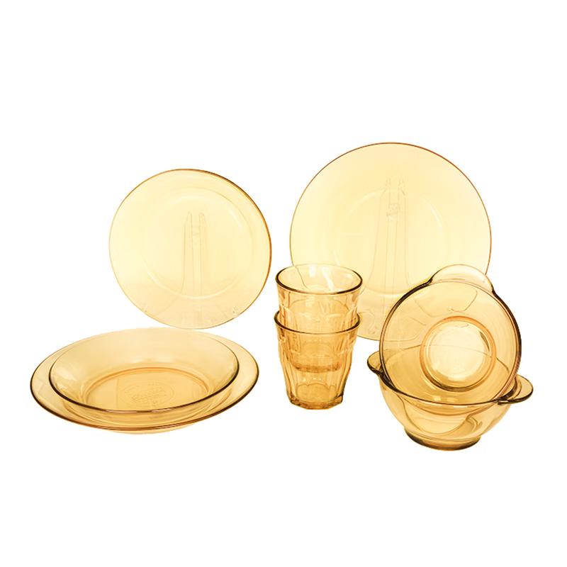 Pyrex Corning Crystal 8-Piece Heat-Resistant Glass Dinnerware Set
Pyrex Corning Crystal 8-Piece Heat-Resistant Glass Dinnerware Set