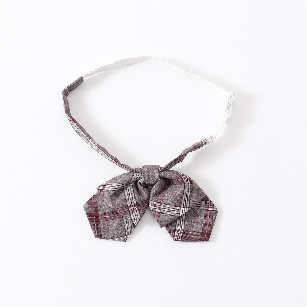 Promotional JK Uniform Accessories: Khaki Bow Tie with Red and White Checks & Grey Bow Tie with Red Checks
Promotional JK Uniform Accessories: Khaki Bow Tie with Red and White Checks & Grey Bow Tie with Red Checks