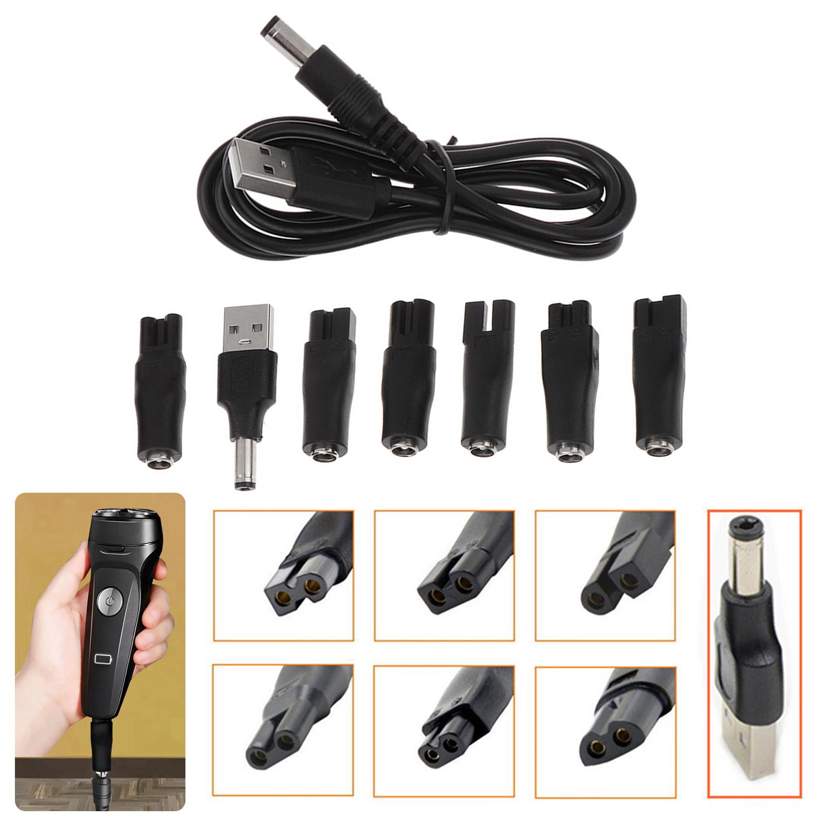 USB Charger Cord Set for Electric Hair Clippers Shavers Beard Trimmers Power Cable Beauty Instruments Accessories 6PCS
USB Charger Cord Set for Electric Hair Clippers Shavers Beard Trimmers Power Cable Beauty Instruments Accessories 6PCS