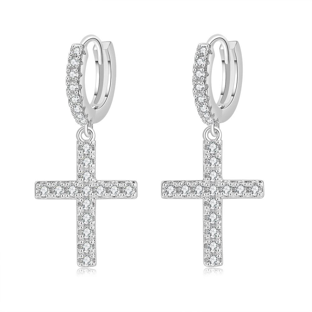 Cross Dangle Earrings For Women Punk Hip Hop Rock Luxury Zircon Men Ear Pendants Hoop Girls Piercing Jewelry Wholesale OHE019 Clear
Cross Dangle Earrings For Women Punk Hip Hop Rock Luxury Zircon Men Ear Pendants Hoop Girls Piercing Jewelry Wholesale OHE019 Clear