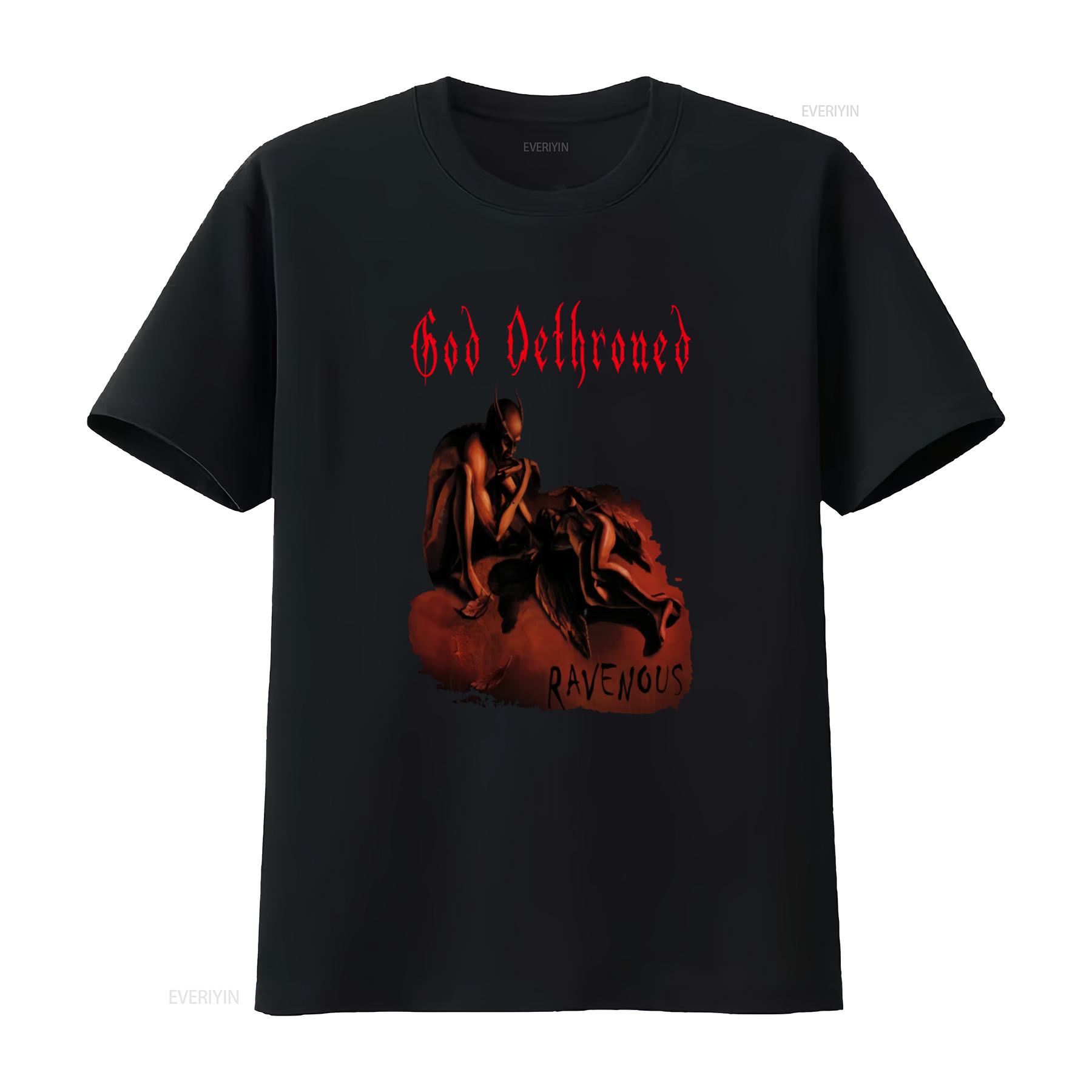 New DTG T shirt GOD DETHRONED Ravenous Design Heavy Metal Band Inspired Size vintage Washed Slightly Stretched Breathable homme 4XL
New DTG T shirt GOD DETHRONED Ravenous Design Heavy Metal Band Inspired Size vintage Washed Slightly Stretched Breathable homme 4XL