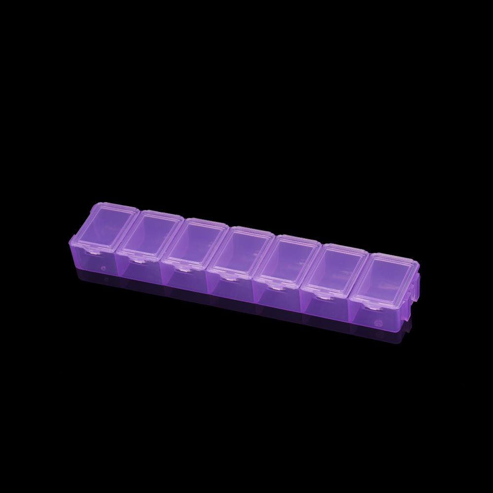 Size 13.2cm Plastic Rectangle Transparent Storage Box Case Holder Craft Organizer Handcraft DIY Beads Jewelry Box Case Container фіолетовий
Size 13.2cm Plastic Rectangle Transparent Storage Box Case Holder Craft Organizer Handcraft DIY Beads Jewelry Box Case Container фіолетовий