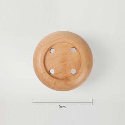 1Pc Creative Solid Wood Button Hook Wall-Mounted Decorative Coat Hook Key Chain Hat Scarf Storage Rack Bathroom Kitchen Supplies 9cmX6cm
1Pc Creative Solid Wood Button Hook Wall-Mounted Decorative Coat Hook Key Chain Hat Scarf Storage Rack Bathroom Kitchen Supplies 9cmX6cm