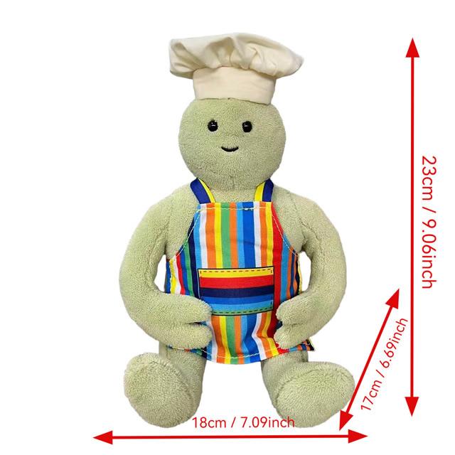 Anime The Tiny Chef Show Plush Toy Cartoon Animation Doll Cute Green Skinned Chef Wearing Apron Collection Toy for Kid Gifts
Anime The Tiny Chef Show Plush Toy Cartoon Animation Doll Cute Green Skinned Chef Wearing Apron Collection Toy for Kid Gifts