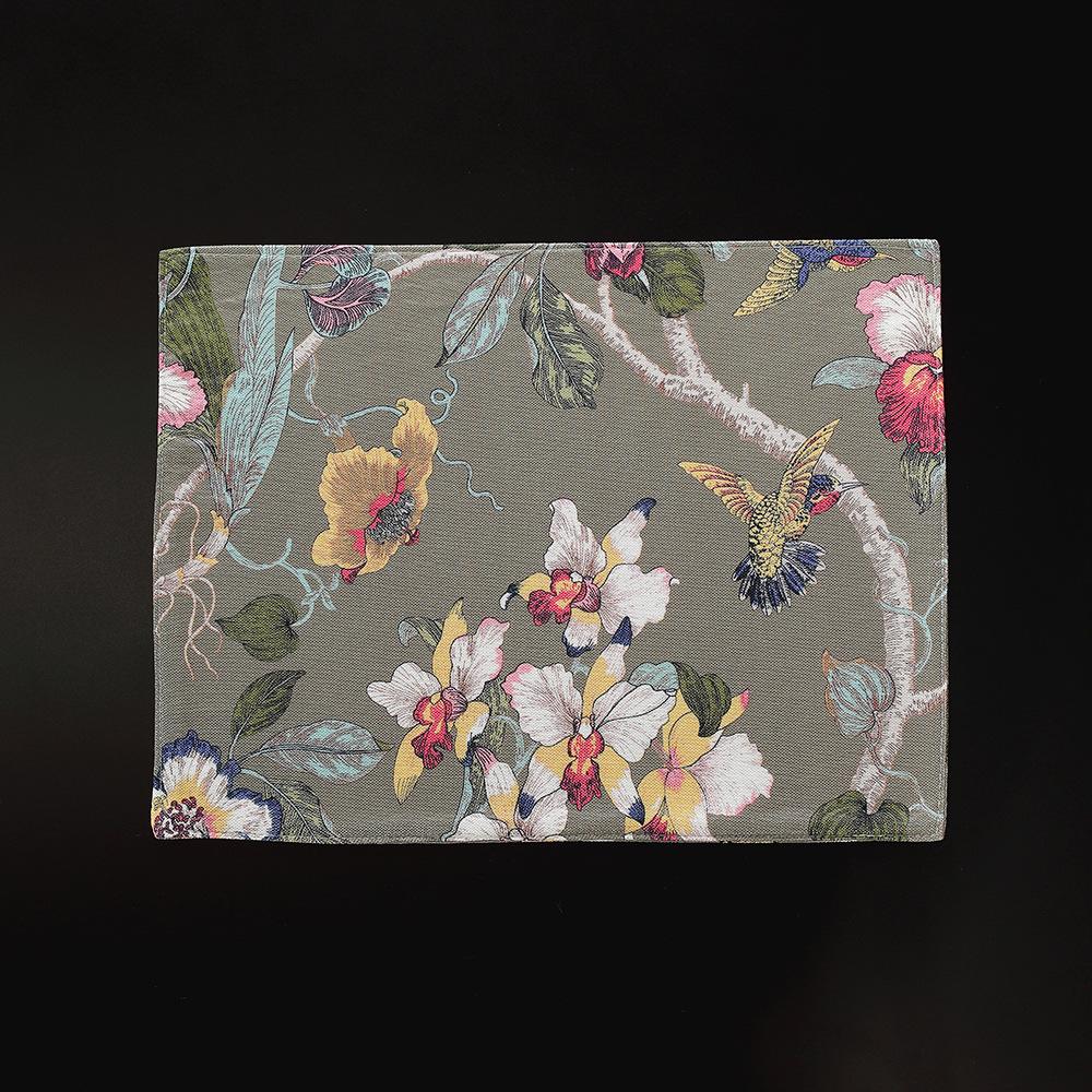 New Chinese-style placemat Anti-scalding cotton and linen wind flower and bird printing coffee table decorative cloth tea table mat double-layer 30x40
New Chinese-style placemat Anti-scalding cotton and linen wind flower and bird printing coffee table decorative cloth tea table mat double-layer 30x40