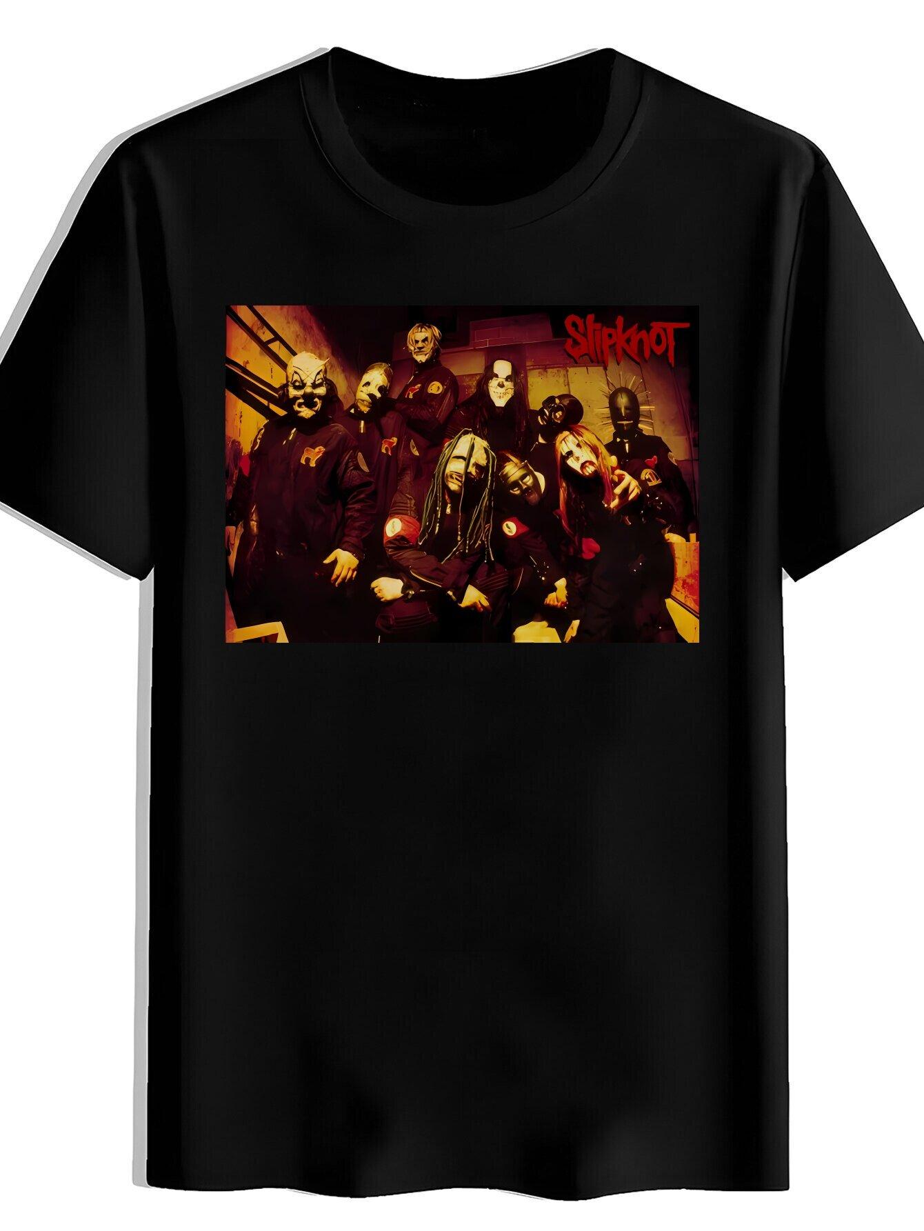 Black Vintage Rock Band Graphic T-shirt - 100% Polyester Round Neck Short Sleeve Tee with Iconic Heavy Metal & Punk Music Icons XL
Black Vintage Rock Band Graphic T-shirt - 100% Polyester Round Neck Short Sleeve Tee with Iconic Heavy Metal & Punk Music Icons XL