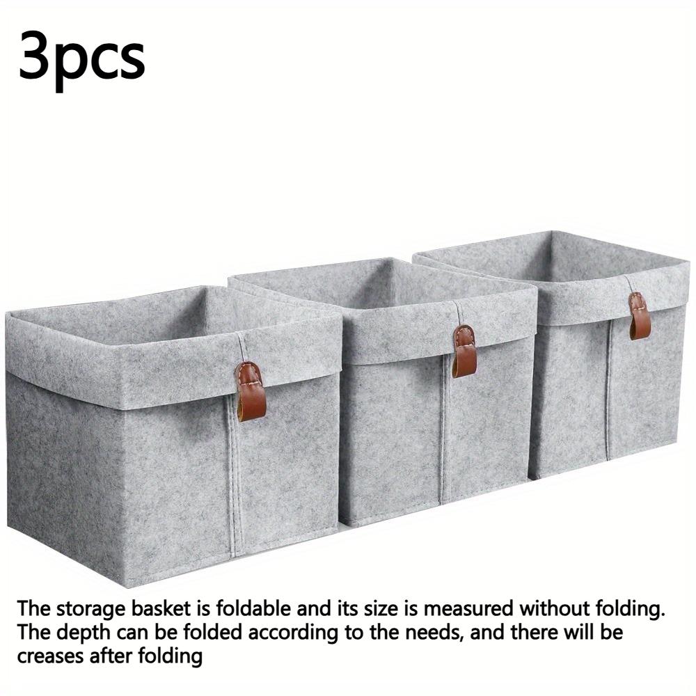 3pcs Foldable Storage Boxes-Heavy-Duty Fabric Organizer Bins with Sturdy Hinges,Large Capacity (12.0 L)-Soft Fabric Construction
3pcs Foldable Storage Boxes-Heavy-Duty Fabric Organizer Bins with Sturdy Hinges,Large Capacity (12.0 L)-Soft Fabric Construction