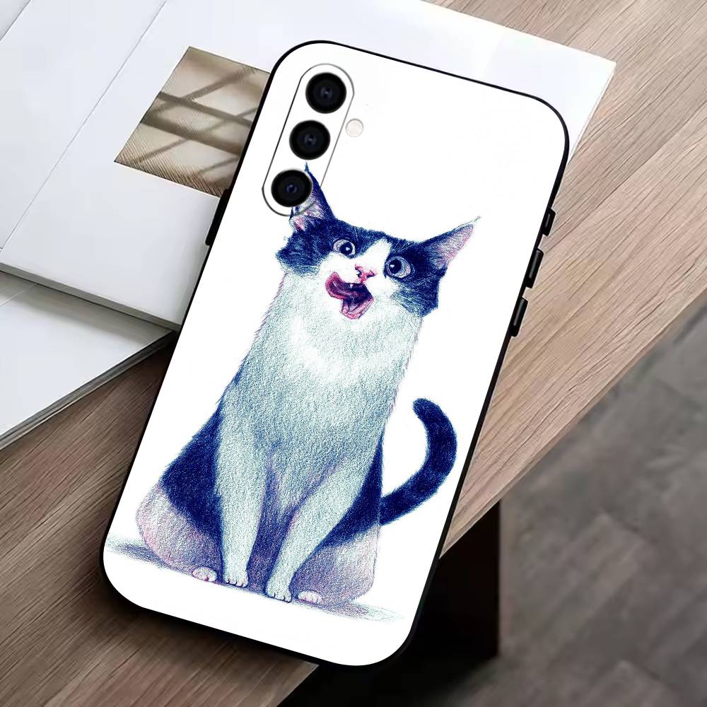 Mr. Cat Phone Case For Samsung Galaxy A73,A72,A71,A70,A53,A52,A51,Others Soft Black Cover Samsung a20s
Mr. Cat Phone Case For Samsung Galaxy A73,A72,A71,A70,A53,A52,A51,Others Soft Black Cover Samsung a20s