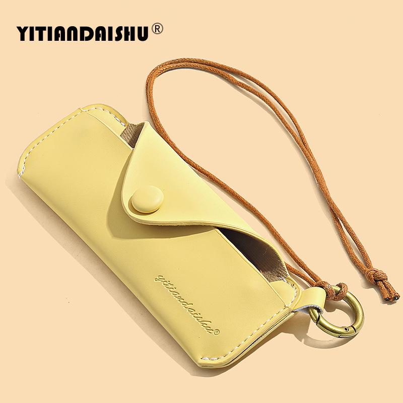 Минималистичный чехол для очков из ПУ кожи для мужчин и женщин - Портативная модная сумка для хранения жёлтый
Минималистичный чехол для очков из ПУ кожи для мужчин и женщин - Портативная модная сумка для хранения жёлтый