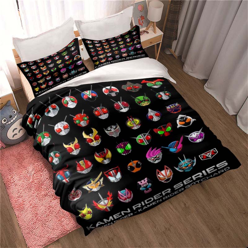 Masked Rider themed bedding set with duvet cover and pillowcases – suitable for single, double, king, and queen beds. A festive 135x200cm
Masked Rider themed bedding set with duvet cover and pillowcases – suitable for single, double, king, and queen beds. A festive 135x200cm