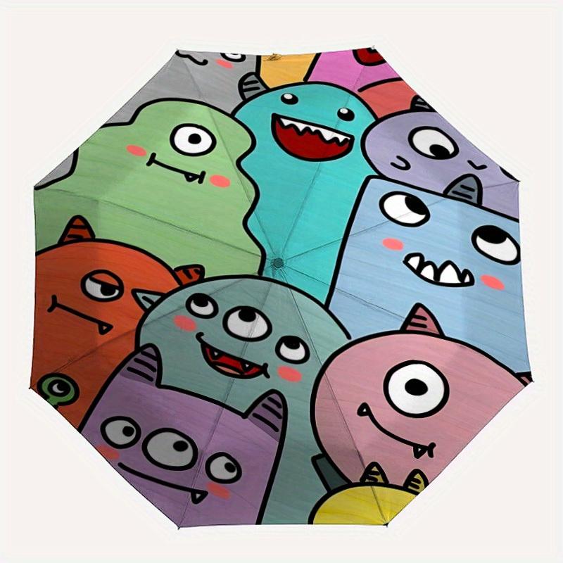 1pc Monster Creatures Automatic Folding Umbrella - Lightweight, Retractable Design with 8-Rib Durability, Perfect for Outdoor Adventures197
1pc Monster Creatures Automatic Folding Umbrella - Lightweight, Retractable Design with 8-Rib Durability, Perfect for Outdoor Adventures197