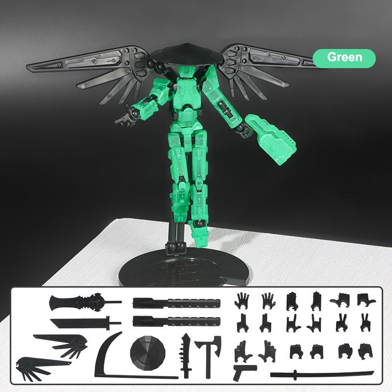 Third Generation Wing Joint Movable Dolls Transformable Robots 3D Printed Assembly Doll Toys Children s Educational Toys Gifts зелений
Third Generation Wing Joint Movable Dolls Transformable Robots 3D Printed Assembly Doll Toys Children s Educational Toys Gifts зелений