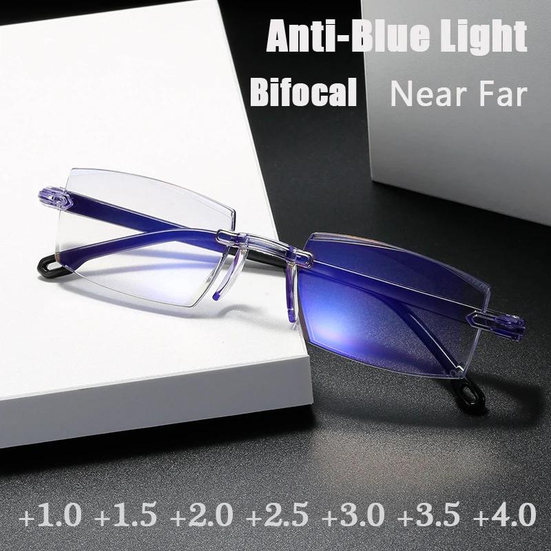 new Bifocal Presbyopia Reading Glasses Women Men Blue Light Blocking Multifocal Eyewear Ultralight Rimless Diopter Eyeglasses
new Bifocal Presbyopia Reading Glasses Women Men Blue Light Blocking Multifocal Eyewear Ultralight Rimless Diopter Eyeglasses