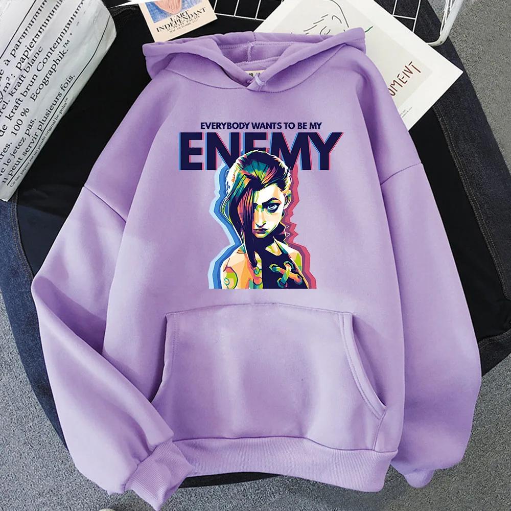 Толстовка с капюшоном Jinx Arcane ENEMY Cool Graphic Print Sweatshirt Sportssuit Sudaderas Aesthetic Clothes Streetwear Manga Casual Hoody S
Толстовка с капюшоном Jinx Arcane ENEMY Cool Graphic Print Sweatshirt Sportssuit Sudaderas Aesthetic Clothes Streetwear Manga Casual Hoody S