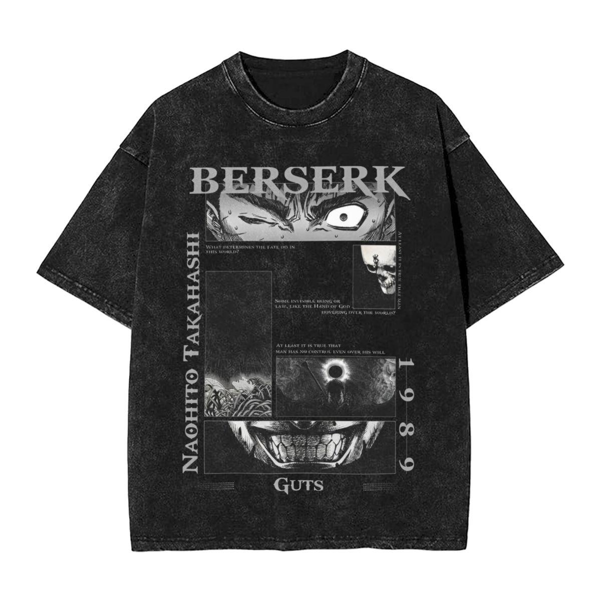 Japan Anime Berserk Guts Print TShirt Men Washed Cotton Tshirts Oversized Vintage T Shirt Harajuku Male Manga Casual TShirt S
Japan Anime Berserk Guts Print TShirt Men Washed Cotton Tshirts Oversized Vintage T Shirt Harajuku Male Manga Casual TShirt S