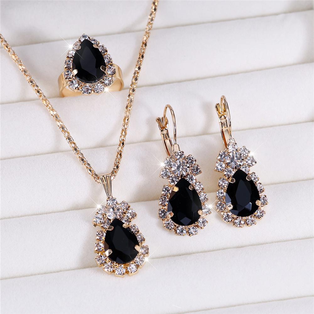 Luxury Female Women Blue Water Drop Wedding Jewelry Set чёрный
Luxury Female Women Blue Water Drop Wedding Jewelry Set чёрный