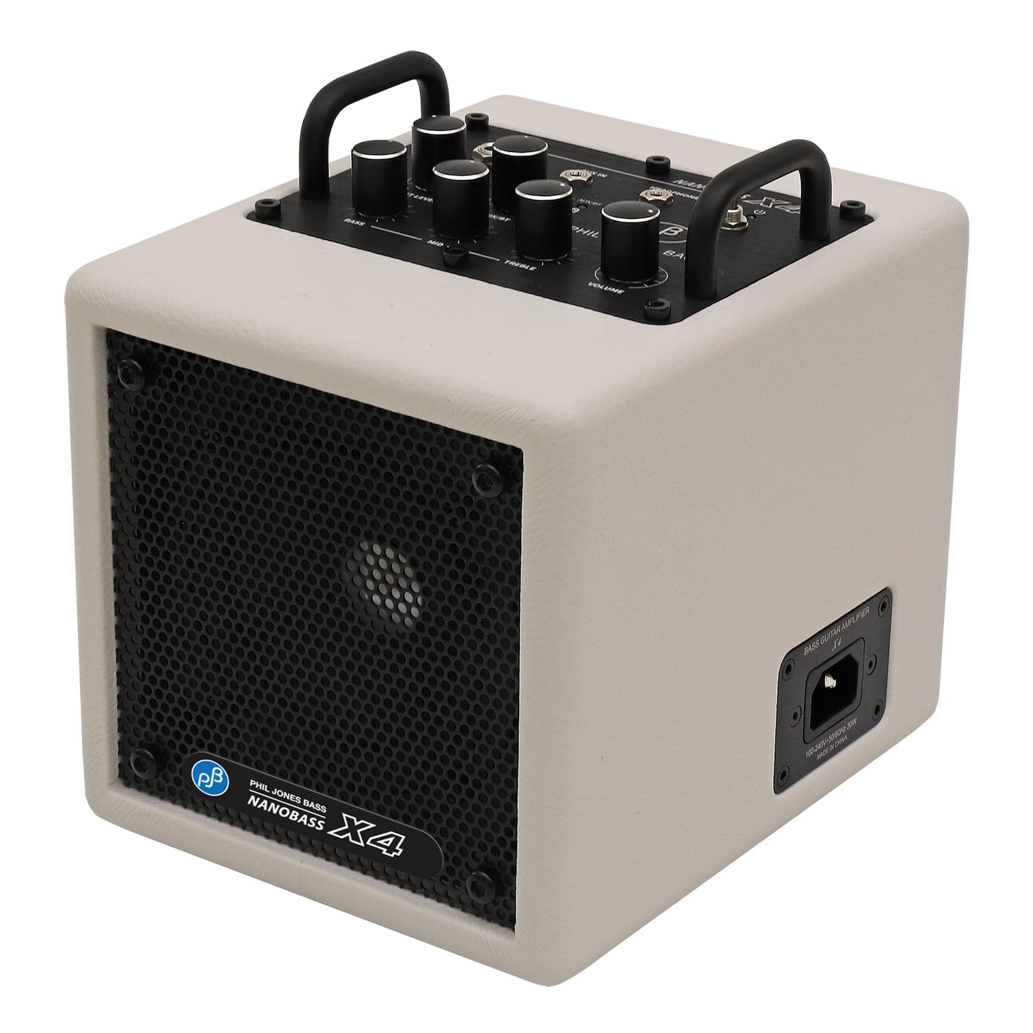 Phil Jones Bass NANOBASS X4 White Bass Amplifier Combo Amp Phil Jones Bass (PJB)
Phil Jones Bass NANOBASS X4 White Bass Amplifier Combo Amp Phil Jones Bass (PJB)
