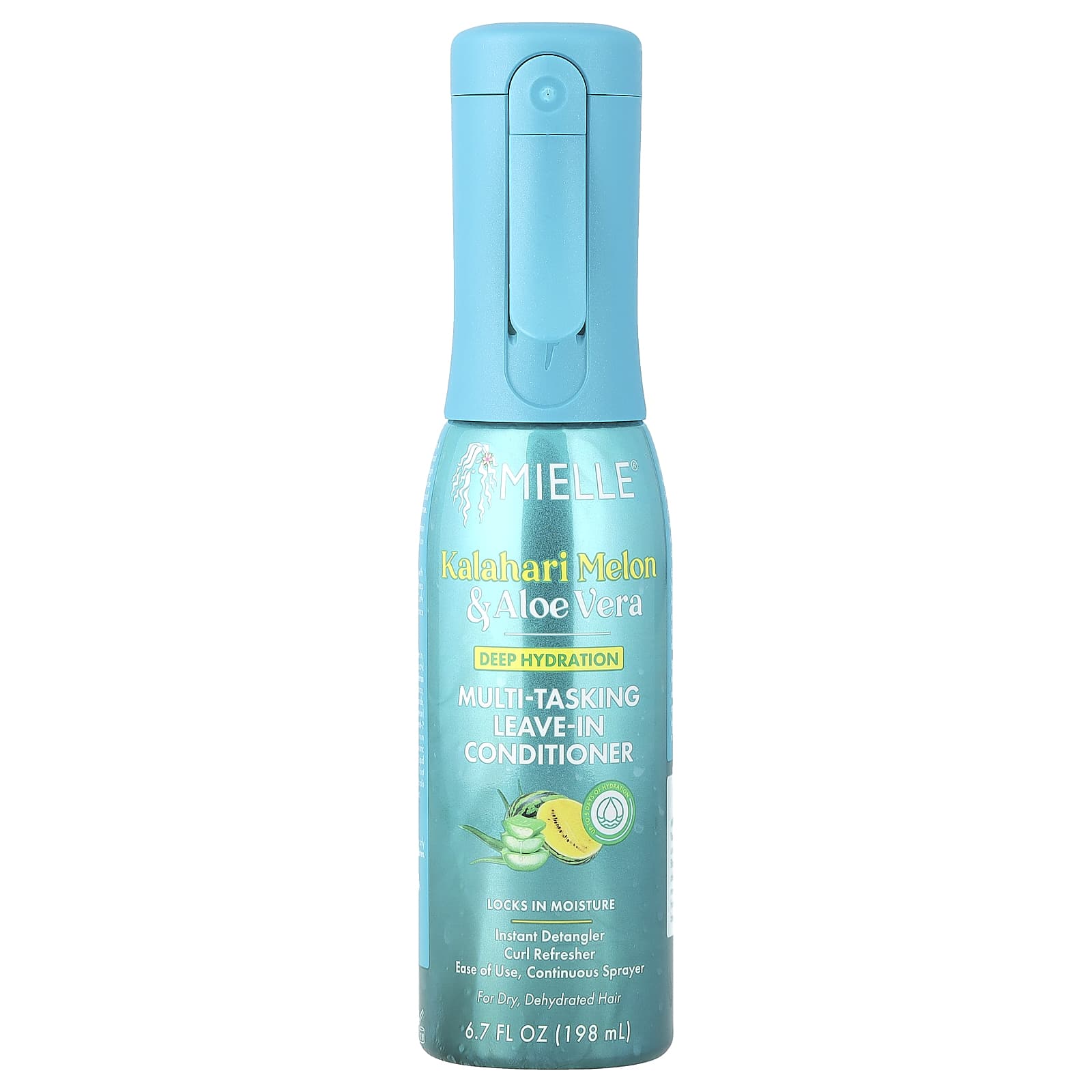 Deep Hydration Multitasking Leave-In Conditioner for Dry, Dry Hair, Kalahari Melon & Aloe Vera, 198 Ml (6.7 Fl Oz)
Deep Hydration Multitasking Leave-In Conditioner for Dry, Dry Hair, Kalahari Melon & Aloe Vera, 198 Ml (6.7 Fl Oz)