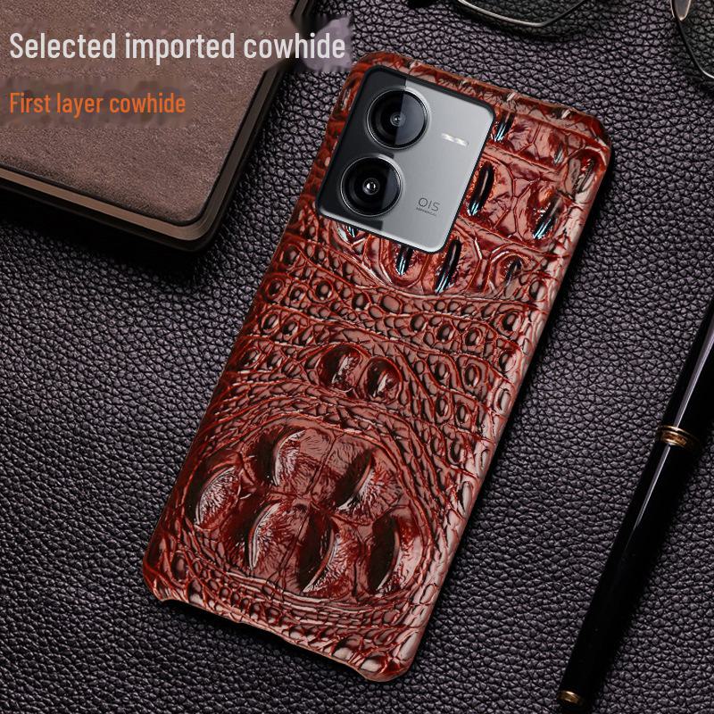 Genuine Leather Crocodile Skull Half Package Case for iQOO Z8 - High-end Protective Cover iQOO Z7
Genuine Leather Crocodile Skull Half Package Case for iQOO Z8 - High-end Protective Cover iQOO Z7