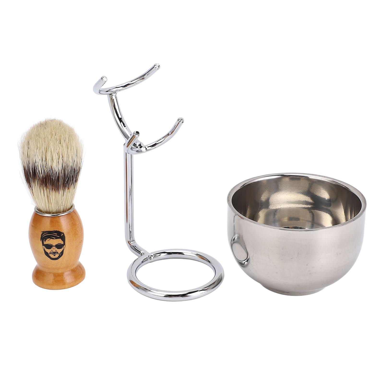 Набор мужских щеток для бороды, держатель для щетки для бороды, подставка, мыльница, инструмент для бритья для мужчин, уход за лицом
Набор мужских щеток для бороды, держатель для щетки для бороды, подставка, мыльница, инструмент для бритья для мужчин, уход за лицом