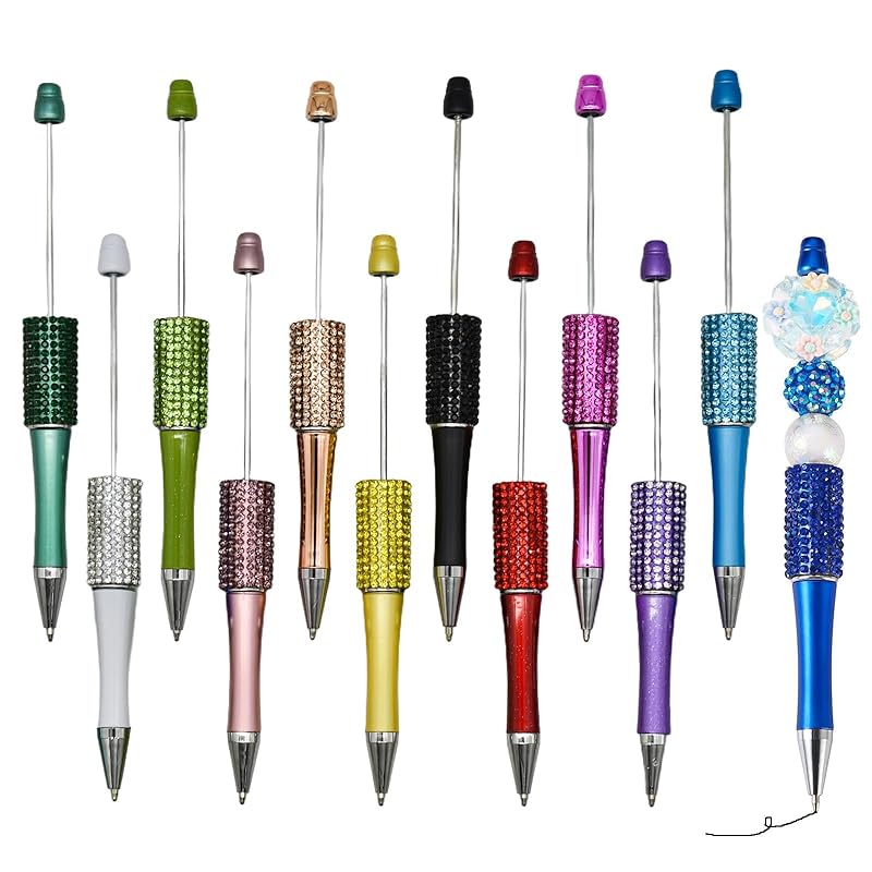 Maydahui Fashionable diamond beads ballpoint pen 12 pieces set oily creative school classroom DIY cute stationery supplies For notebook cute child
Maydahui Fashionable diamond beads ballpoint pen 12 pieces set oily creative school classroom DIY cute stationery supplies For notebook cute child