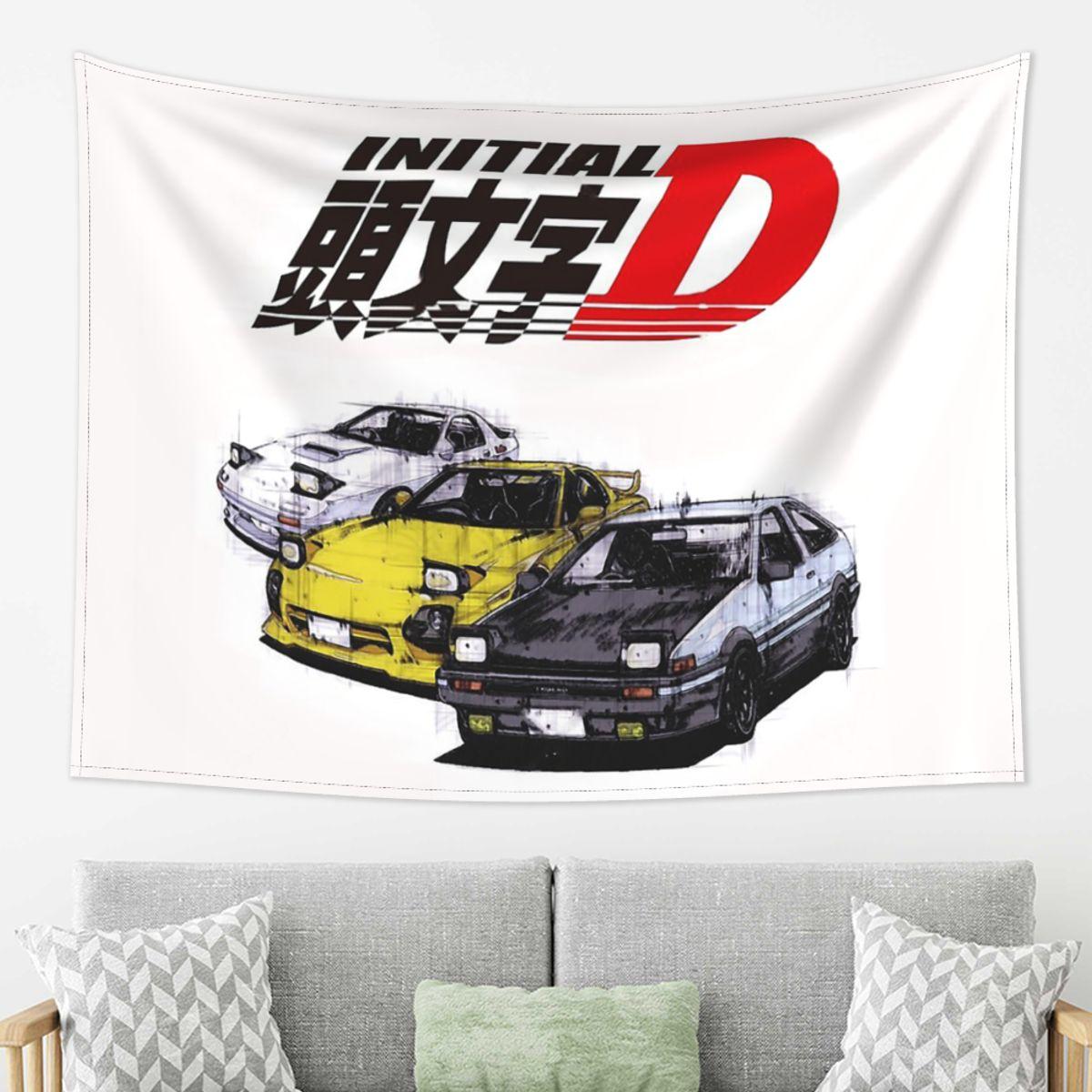 Initial D Neon Ae86 Tapestry Decoration Art Aesthetic Tapestries for Living Room Bedroom Home Wall Cloth Wall Hanging 74x94cm(29x37in)
Initial D Neon Ae86 Tapestry Decoration Art Aesthetic Tapestries for Living Room Bedroom Home Wall Cloth Wall Hanging 74x94cm(29x37in)