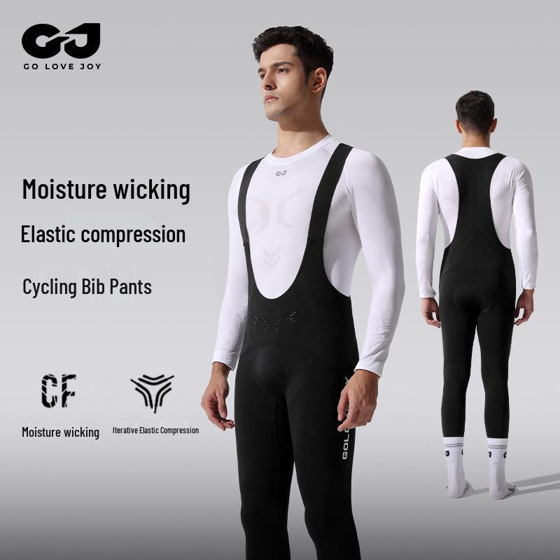 Autumn/Winter Cycling Bib Pants: 5A Grade, Three-Layer Pad, High Elasticity, Breathable, Micro-Pressure for Mountain/Road Biking. M
Autumn/Winter Cycling Bib Pants: 5A Grade, Three-Layer Pad, High Elasticity, Breathable, Micro-Pressure for Mountain/Road Biking. M