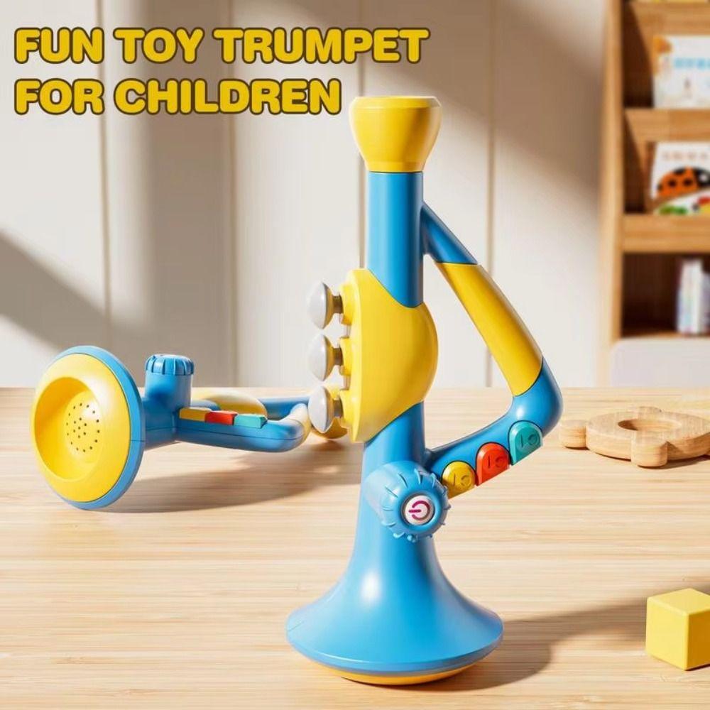 Simulation Trumpet Musical Toys Plastic Baby Horn Toy Birthday Christmas Holiday Music Horn
Simulation Trumpet Musical Toys Plastic Baby Horn Toy Birthday Christmas Holiday Music Horn