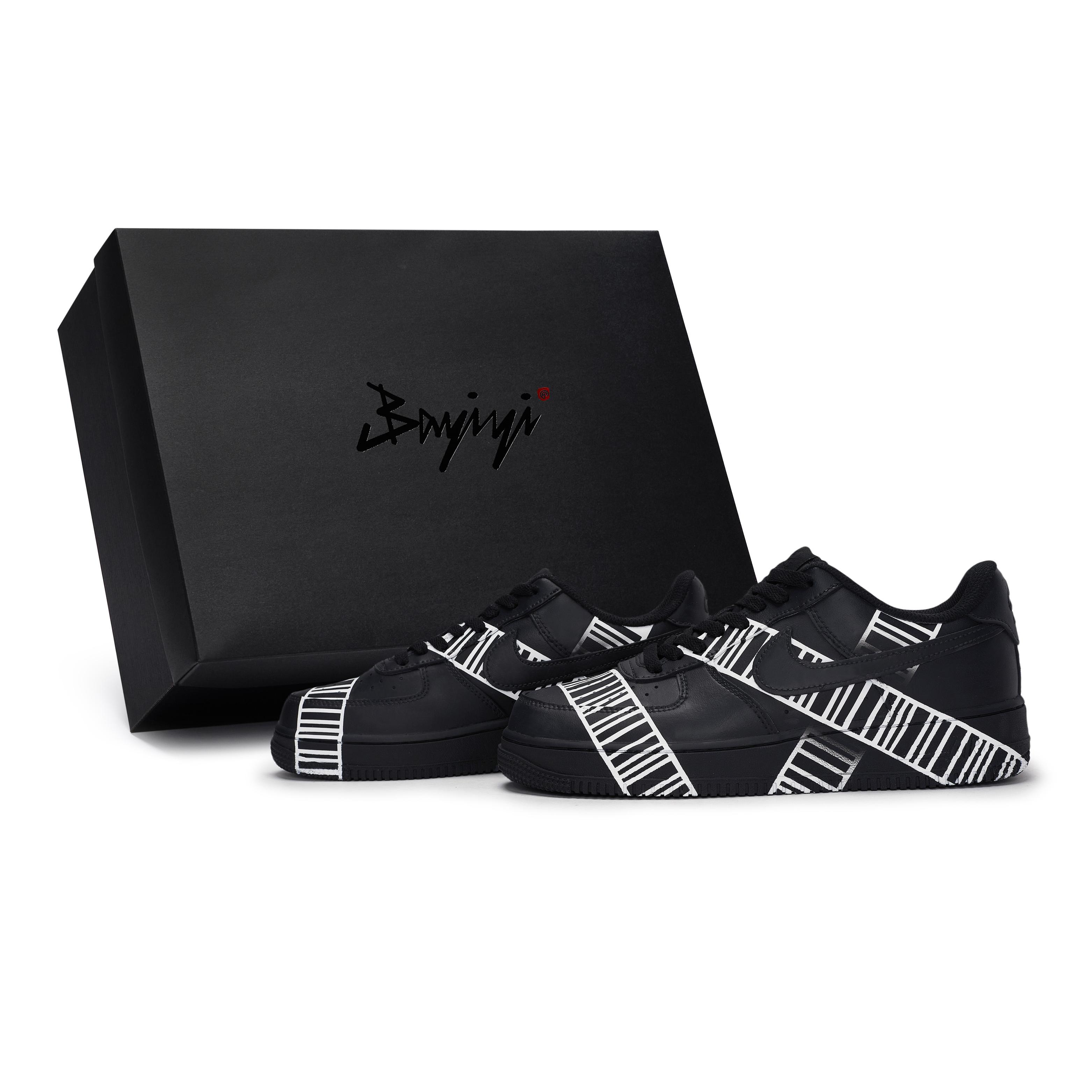 Nike Air Force 1 811 Manufacturing, Special Shoe Box Slip Resistant Low top Skateboard Shoes Unisex Black White CW2288-001(Team80-S-BOX) 36
Nike Air Force 1 811 Manufacturing, Special Shoe Box Slip Resistant Low top Skateboard Shoes Unisex Black White CW2288-001(Team80-S-BOX) 36