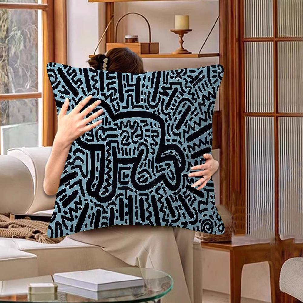 K-Keiths H-Haring Cushion Cover Pillow Cover Decor Pillowcase Printed Cushion Case For Couch 30cmx30cm
K-Keiths H-Haring Cushion Cover Pillow Cover Decor Pillowcase Printed Cushion Case For Couch 30cmx30cm