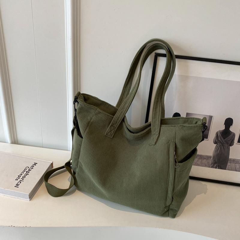 Вельветовая сумка-тоут женская для поездок на работу, большой вместимости, для студентов на занятия, на плечо, ручная сумка, простая рабочая сумка-мессенджер зелёный
Вельветовая сумка-тоут женская для поездок на работу, большой вместимости, для студентов на занятия, на плечо, ручная сумка, простая рабочая сумка-мессенджер зелёный