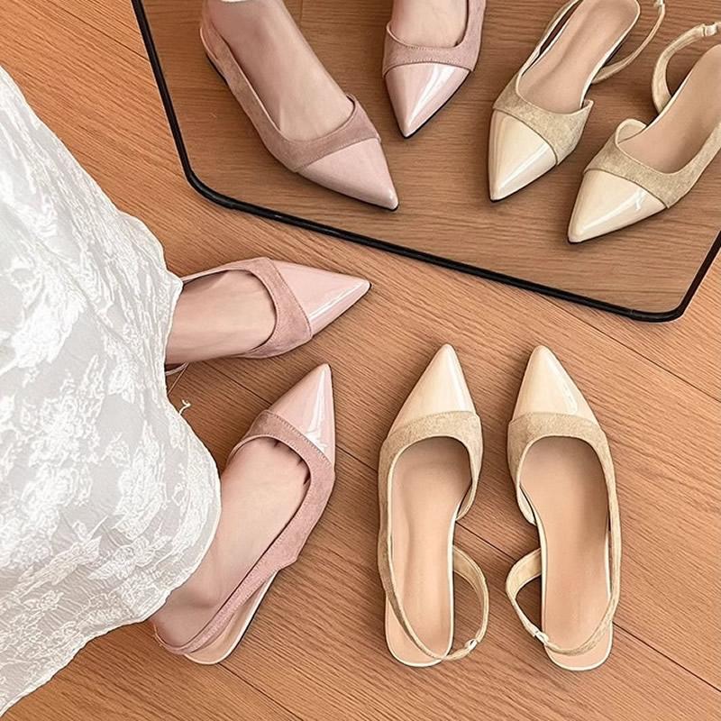 French Style Fairy Ladies Shoes Pointed Toe Open Toe Sandals Mid Heel Rubber Outsole Pure Color Summer New Arrival for Women 40 абрикосовий
French Style Fairy Ladies Shoes Pointed Toe Open Toe Sandals Mid Heel Rubber Outsole Pure Color Summer New Arrival for Women 40 абрикосовий