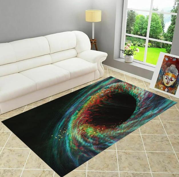 Galactic Black Hole Art Rug Cosmic Nebula Design Sci-Fi Decor Optical Illusion Carpet Modern Interiors Home Decoration Carpets 50x80cm
Galactic Black Hole Art Rug Cosmic Nebula Design Sci-Fi Decor Optical Illusion Carpet Modern Interiors Home Decoration Carpets 50x80cm