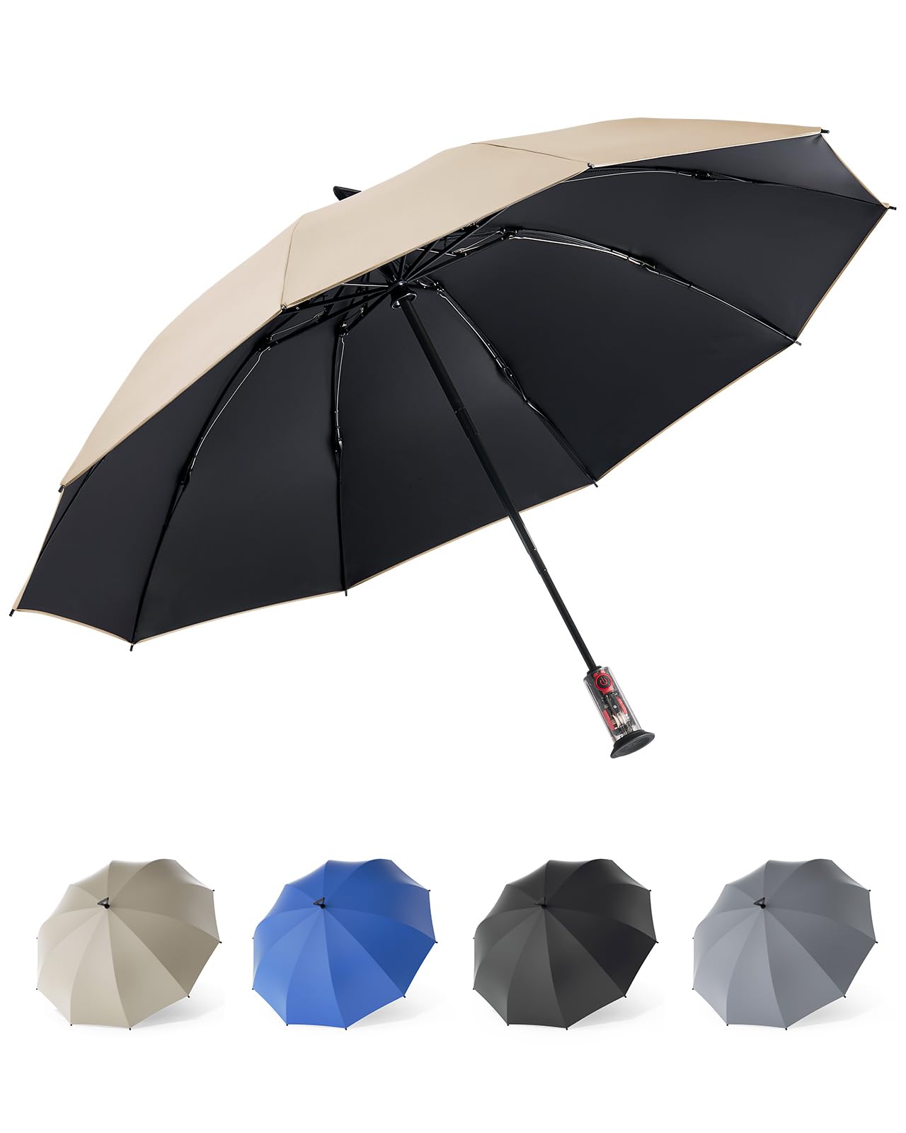 Reverse folding automatic opening and 10 rainy season heavy rain water repellent for both sunny and rainy days umbrella, unisex, one-touch closing, бежевый
Reverse folding automatic opening and 10 rainy season heavy rain water repellent for both sunny and rainy days umbrella, unisex, one-touch closing, бежевый