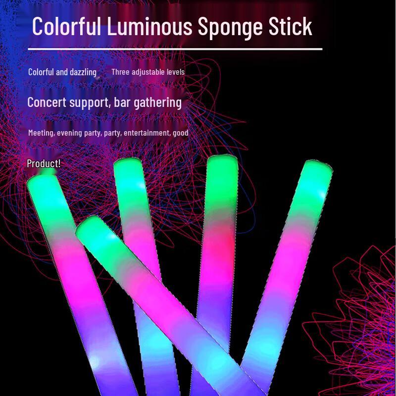 Colorful LED Foam Glow Sticks
Colorful LED Foam Glow Sticks