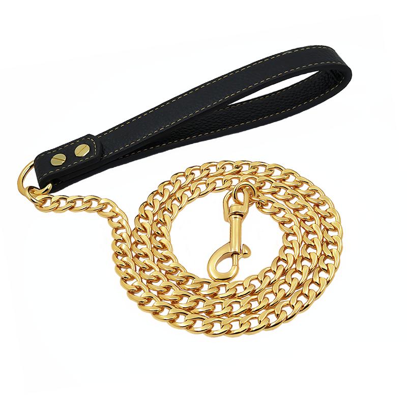 Gold Dog Leash Stainless Steel Pet Weld Chain Strong Metal Dog Lead Chain for Small Medium Large Dog Bichon Frise Dobermann 120cm(4FT) золотий
Gold Dog Leash Stainless Steel Pet Weld Chain Strong Metal Dog Lead Chain for Small Medium Large Dog Bichon Frise Dobermann 120cm(4FT) золотий