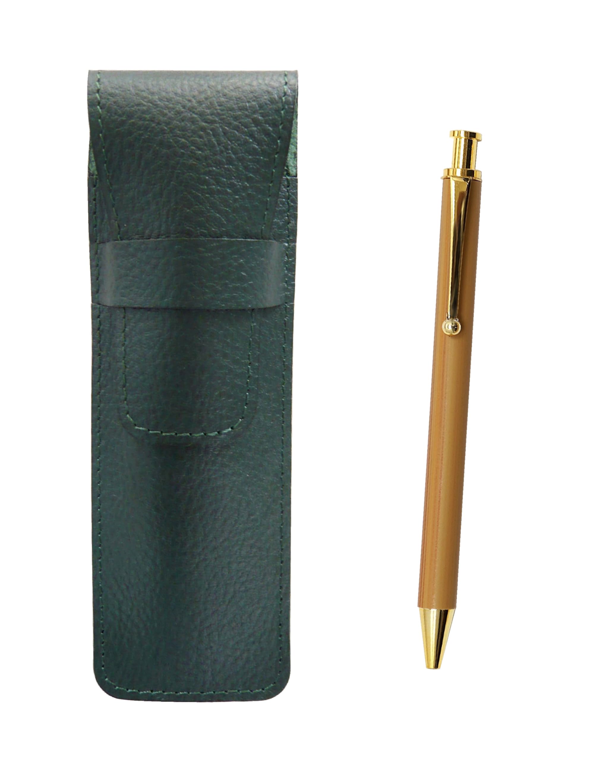 Grained Leather Pencil Case Moss Green Bamboo Pattern Ballpoint Pen Set 2-Pack SASMG-FB300CB-2
Grained Leather Pencil Case Moss Green Bamboo Pattern Ballpoint Pen Set 2-Pack SASMG-FB300CB-2
