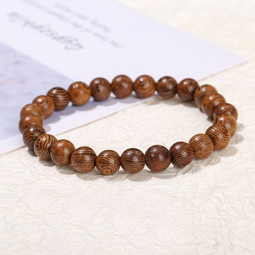 8mm Wooden Beads Bracelet Vintage Natural Wood Meditation Elastic Bracelets Women Healing Balance Ethnic Style Jewelry
8mm Wooden Beads Bracelet Vintage Natural Wood Meditation Elastic Bracelets Women Healing Balance Ethnic Style Jewelry